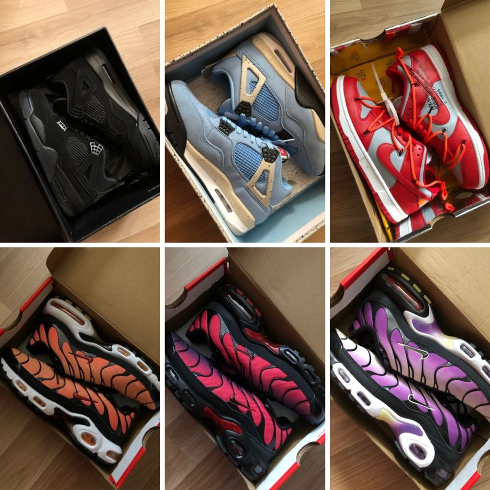 Nike Air Max Tn, Nike Air Force Nocta, Nike Dunk, Air Jordan 4