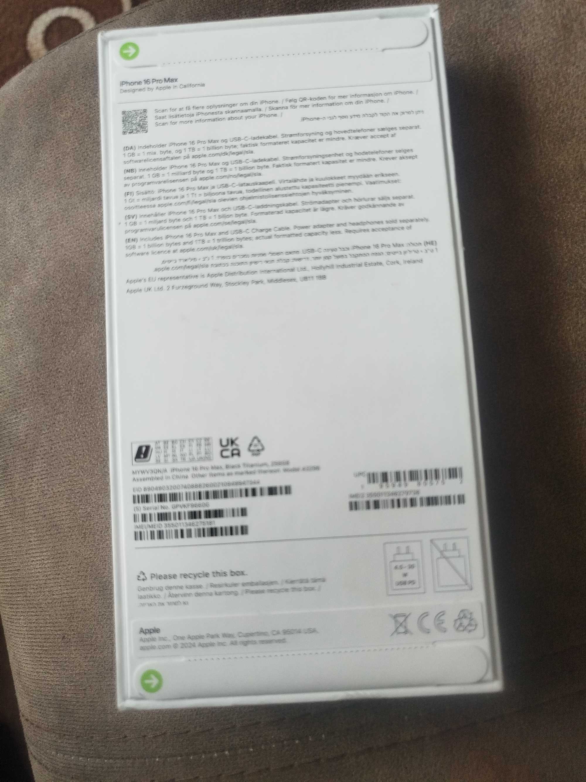 iPhone 16 Pro Max 256