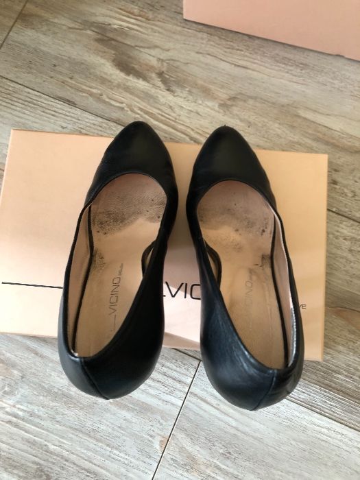 Обувки естествена кожа на висок ток VICINO