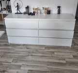 Comoda Malm de la Ikea cu 6 sertare