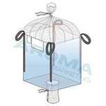 Big Bag 90x90x160 (Incarcare FUSTA si Descarcare TUB)