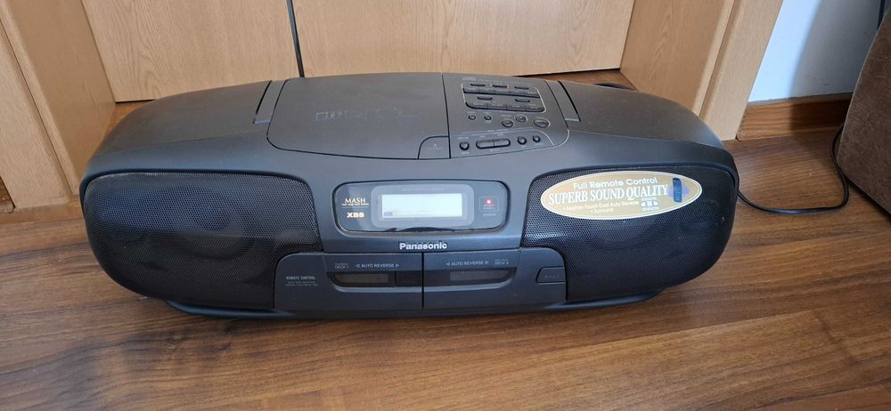 Panasonic RX-DT501 CD player, casetofon, radio.