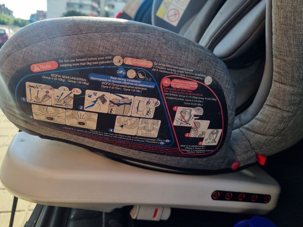 Стол за кола Lorelli isofix 0-18