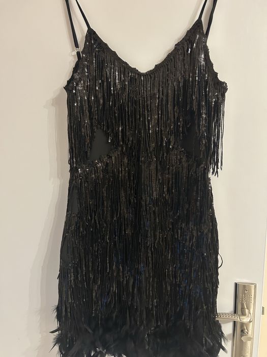 Парти рокля с пайети