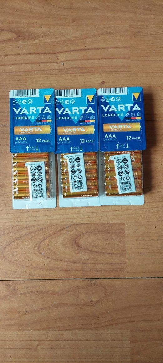 Seturi baterii Varta Long Life AAA 12 buc pe set