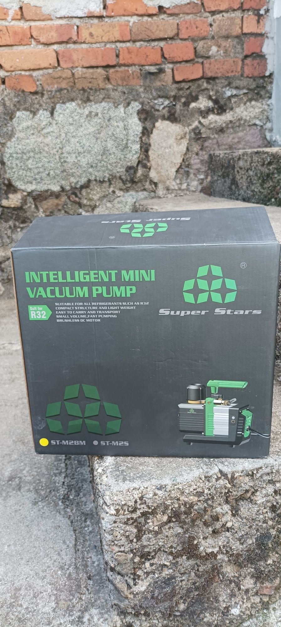 Вакуум помпа двустъпална 1/4 HP SUPER STARS ST-2BM