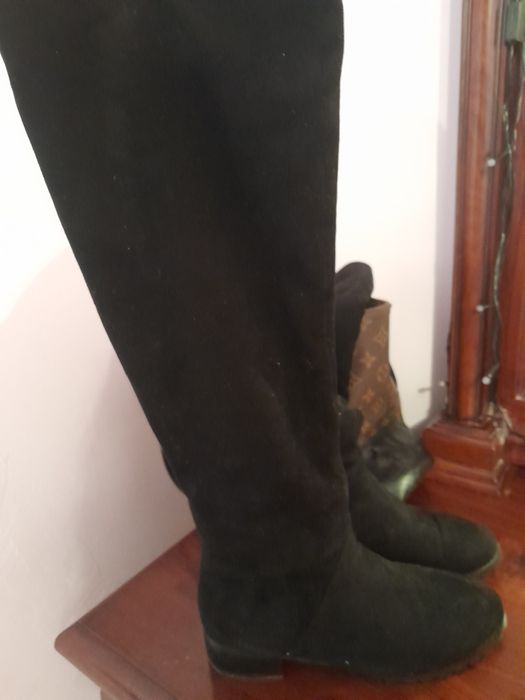 Продам сапоги замш