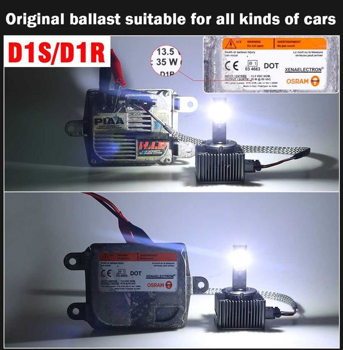 Dualvision D1S LED Двустранен CSP чип  ​​​90W Plug&Play 30000LM CANBUS