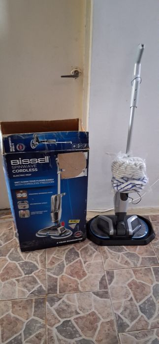 Bissell puternic SpinWave cordless electric mop ,acumulator Excelent