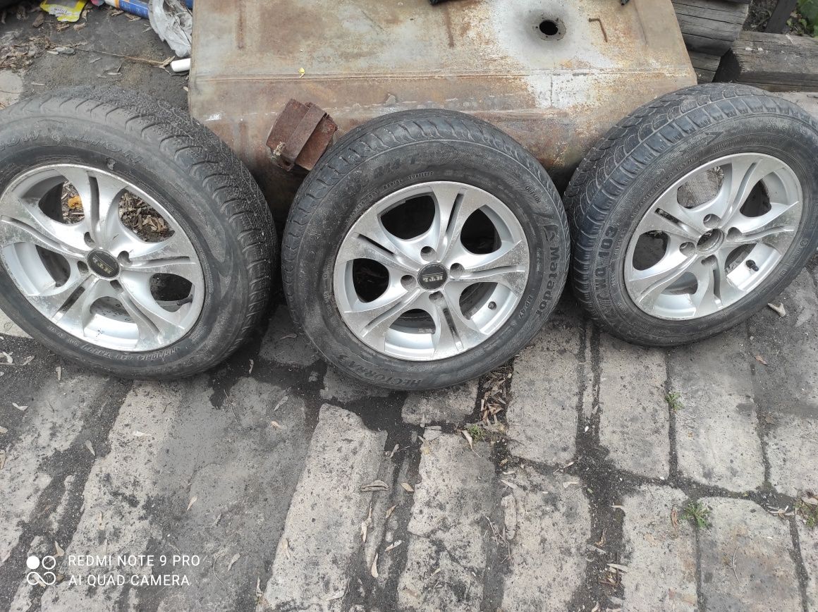 Диски легкосплавные с шинами R14