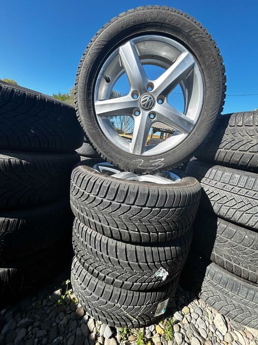 Anvelope iarna Dunlop 205 55 R16 + Optional Jante aliaj