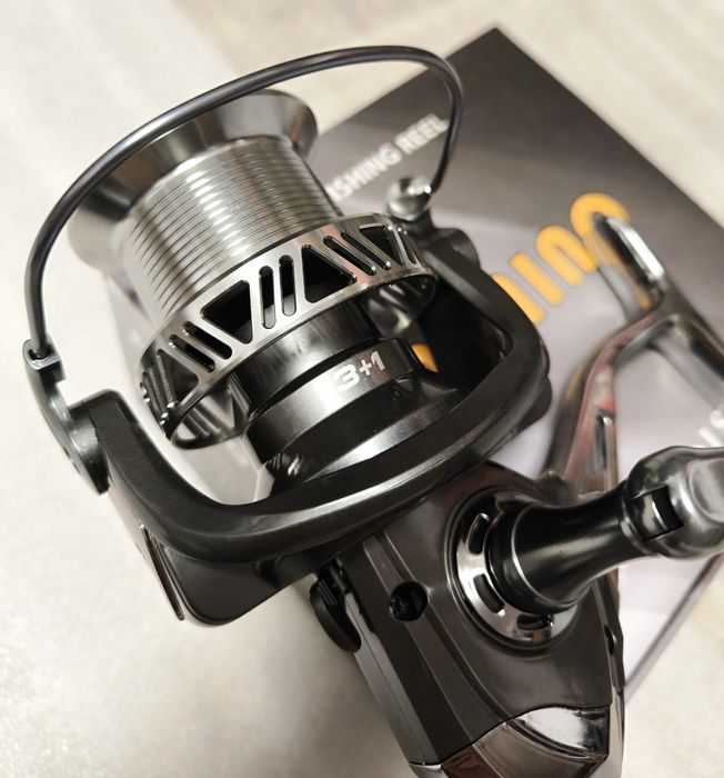 SET 3 Mulinete CRAP SAIMINO JS10000 Long Cast 13+1 Rulmenți