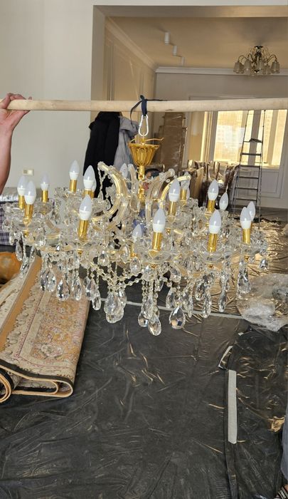 Люстра для большого зала 20 рожковая