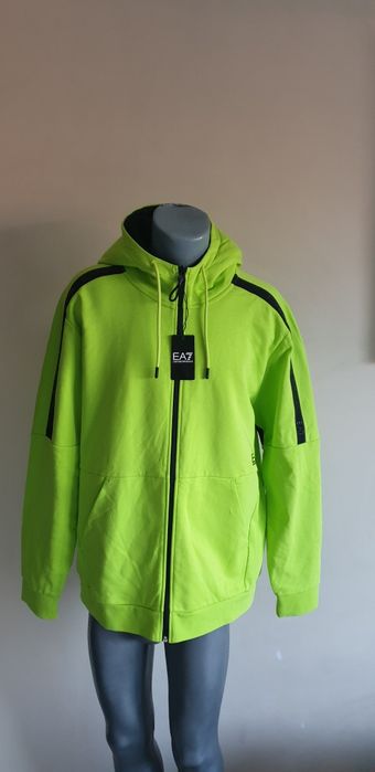 Emporio Armani EA7 Full Zip Hoodie  XL / 2XL НОВО ОРИГИНАЛ Мъжко Горни