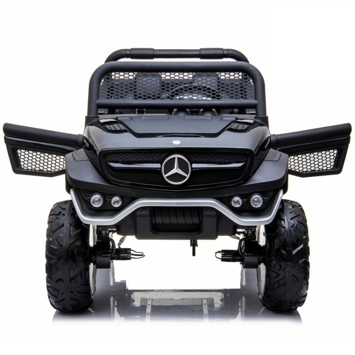 Masinuta electrica Kinderauto Mercedes UNIMOG 4x4  PREMIUM #Negru