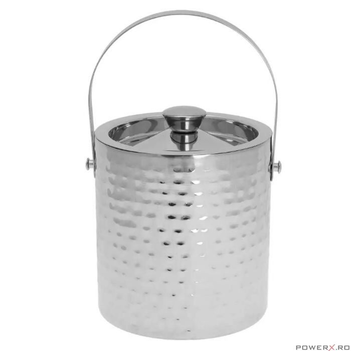 Frapiera pentru gheata, inox, argintie, capacitate 1,5l Kinghoff