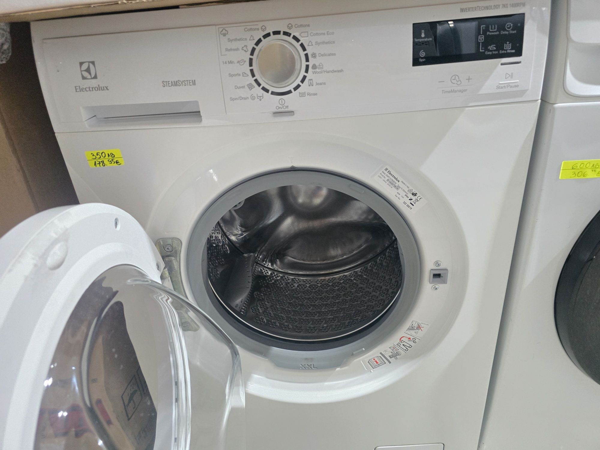А+++Инверторна слим пералня Електролукс/Electrolux 7 кг