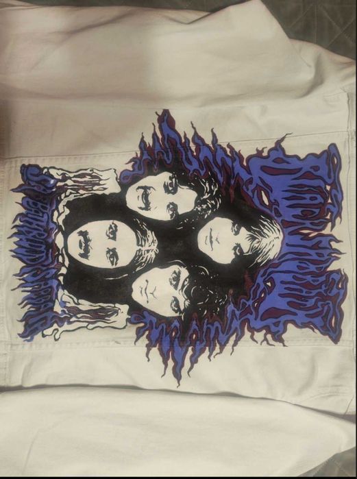 Бяло Деним Яке на BLACK SABBATH