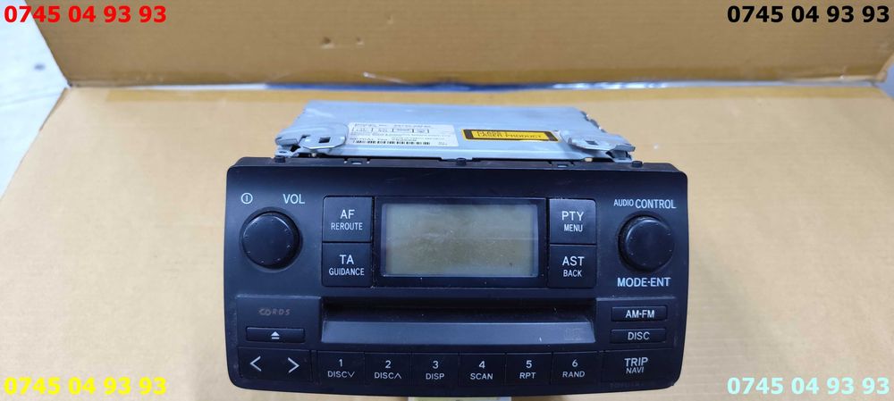 radio cd W58802 de pe toyota corolla 86120 02260 nu stiu starea lui