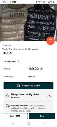 Vesta tricou XL XXL