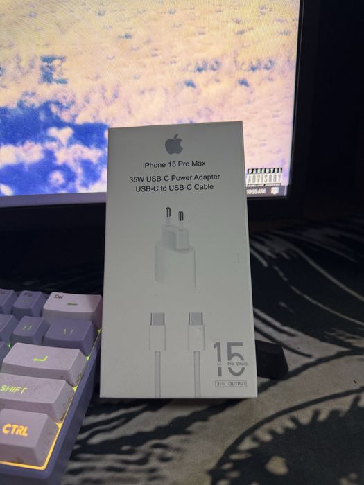 Set Adaptor 35W si Cablu Apple