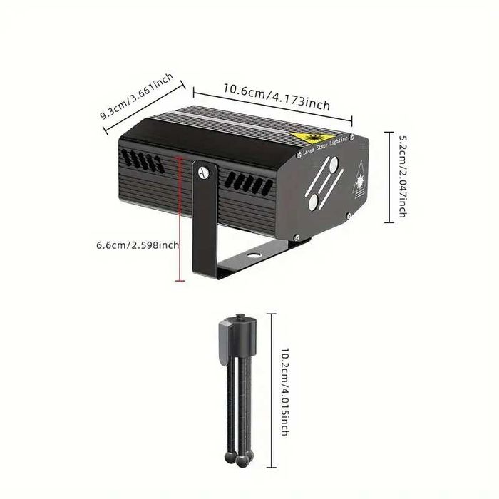 Proiector de lumini laser pentru petreceri etc.