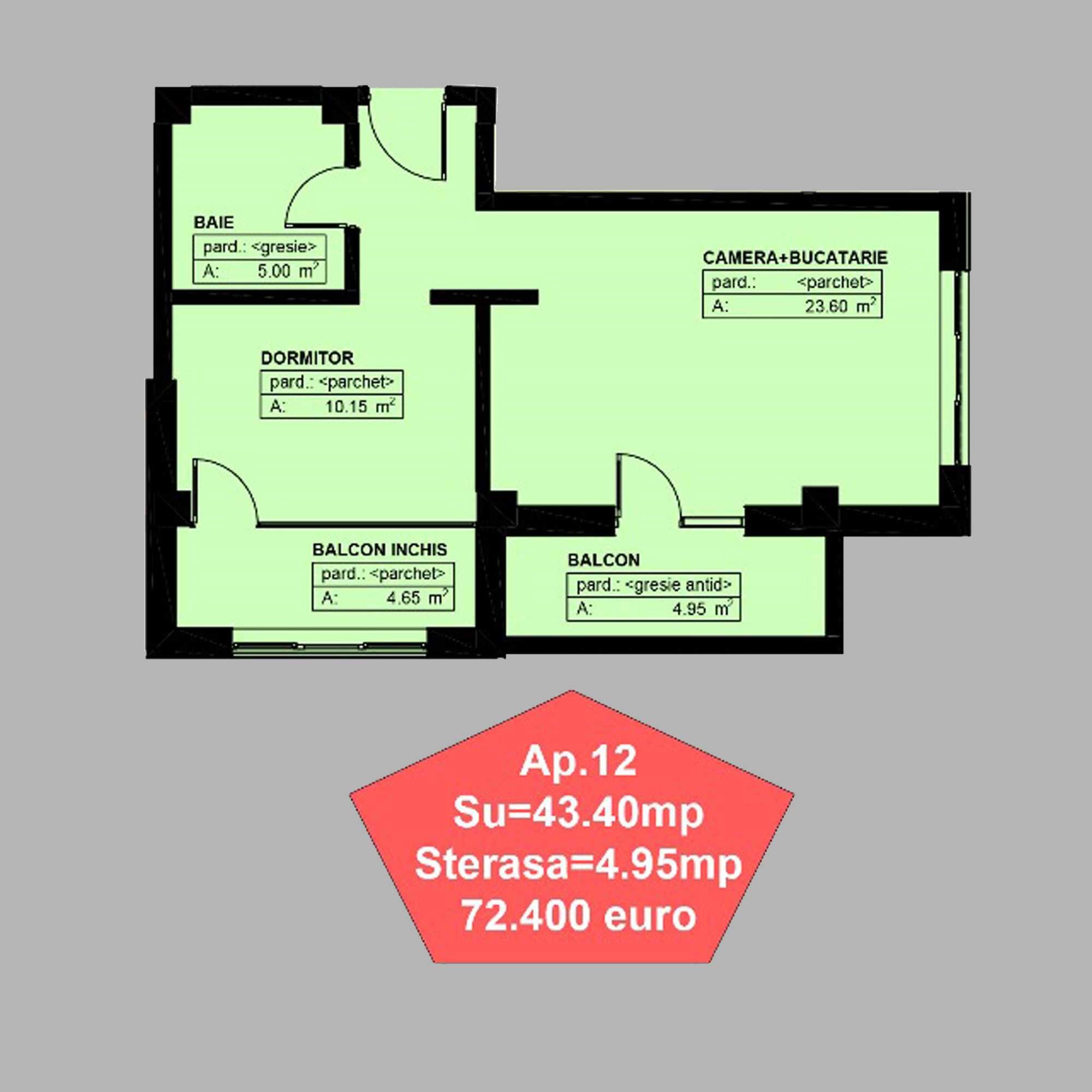 Apartamente bloc Nou