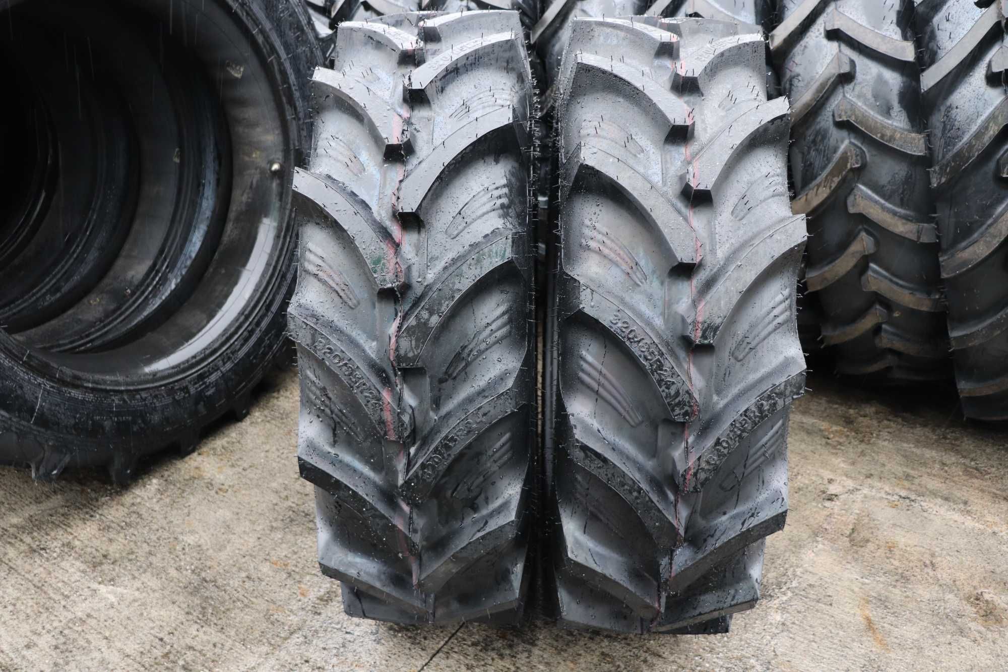 cauciucuri noi radiale 12.4R24 OZKA anvelope tractor fata 320/85 R24