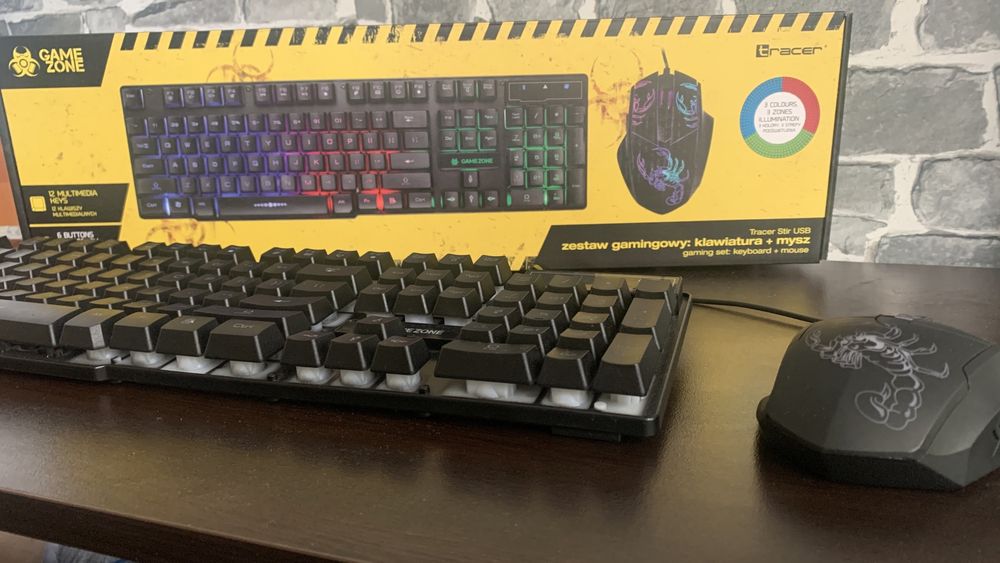 Геймърска мишка и клавиатура Tracer Game Zone