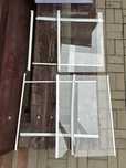Rafturi Sticlă Frigider (Set 6 Bucăți) cu Suporturi - Impecabile