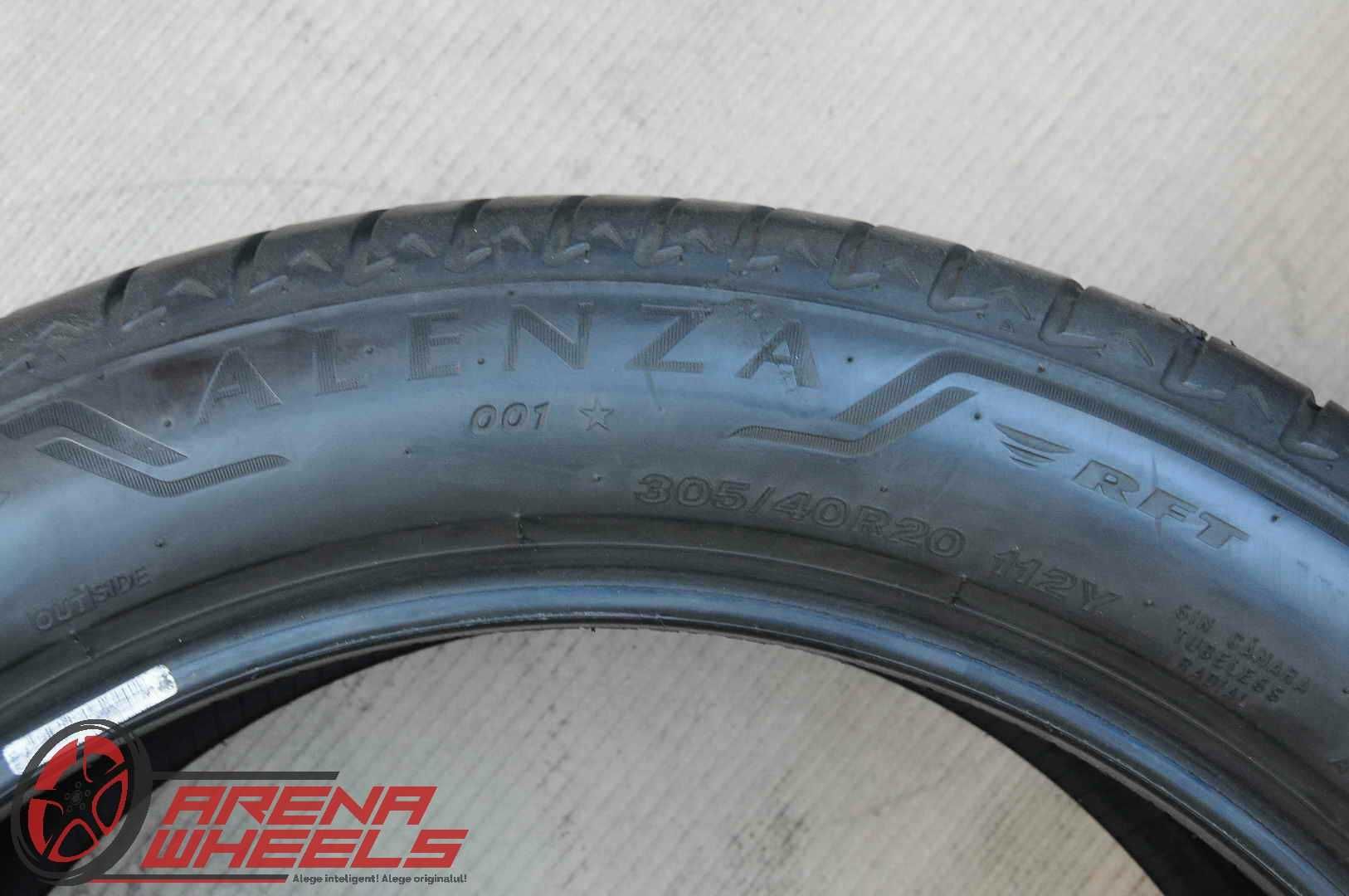 Anvelope Vara 20 inch Bridgestone Alenza Runflat 275/45 R20 305/40 R20