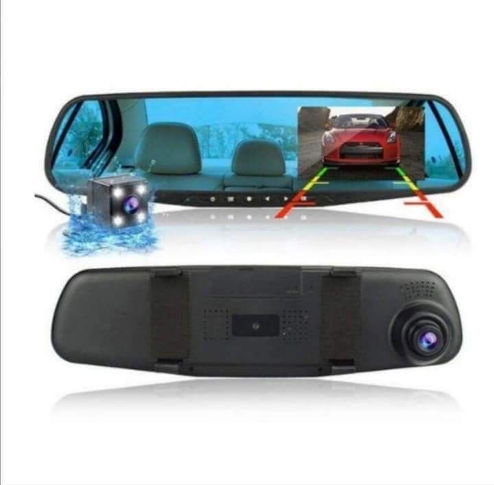 Видеорегистратор-огледало, предна и задна камера за паркиране