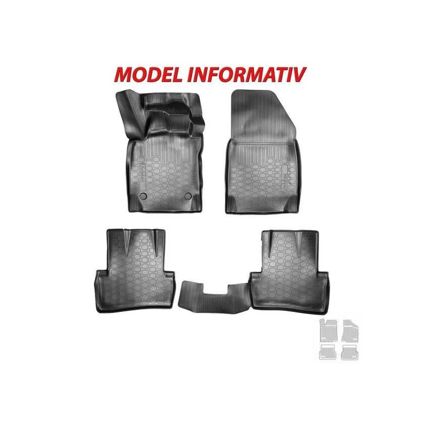 Pleoape faruri Astra H din plastic negru