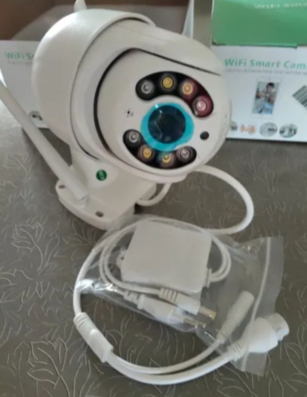 Камери за видеонаблюдение 8МР ICSEE Куполна външна камера wifi камера