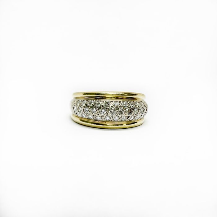 Inel din aur 18K cu diamante naturale 0.88CT VVS-VS