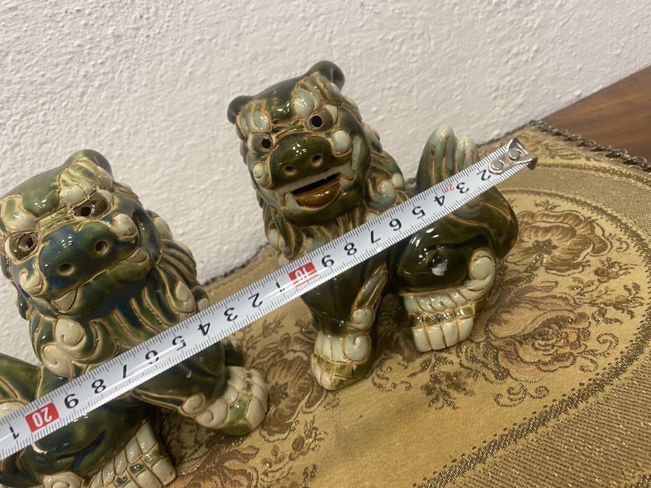 Китайски порцеланови фигури дракон- куче фу