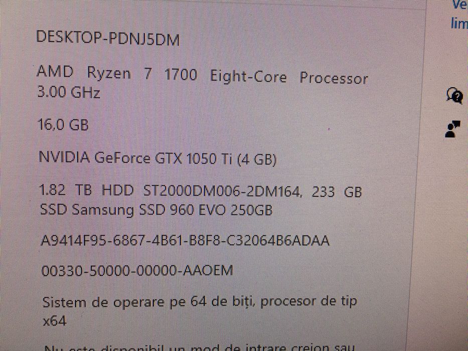 PC complet  tastatura si mouse fara monitor