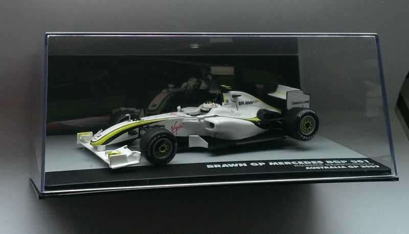 Macheta Brawn GP 001 (Barrichello) Formula 1 2009 - IXO/Altaya 1/43 F1