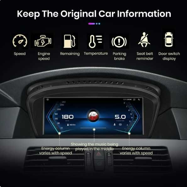 Navigatie Android BMW E60 / E90 Carplay Android Auto