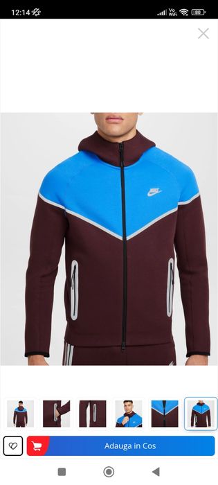 Oferta Hanorac NIKE Tech Flee original marimea L banda reflectorizanta