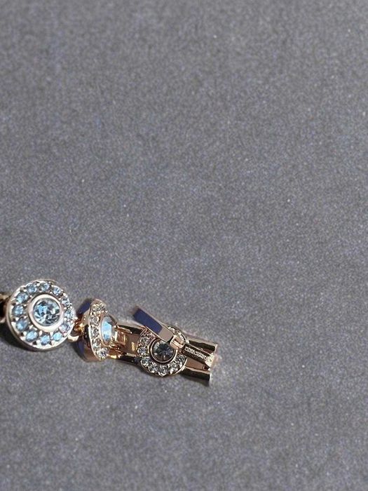 Bratara Swarovski Rose/Gold Una Angelic Premium