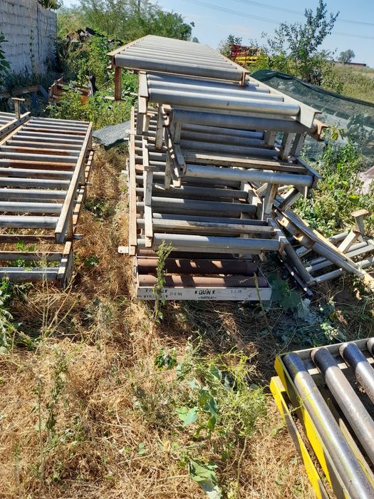 Schelet cu role pentru transporta profile pvc sticle ambalate cuti lăz