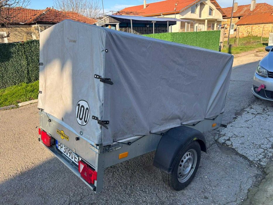 Продавам ремарке до 750 кг – почти ново, внесено от Германия