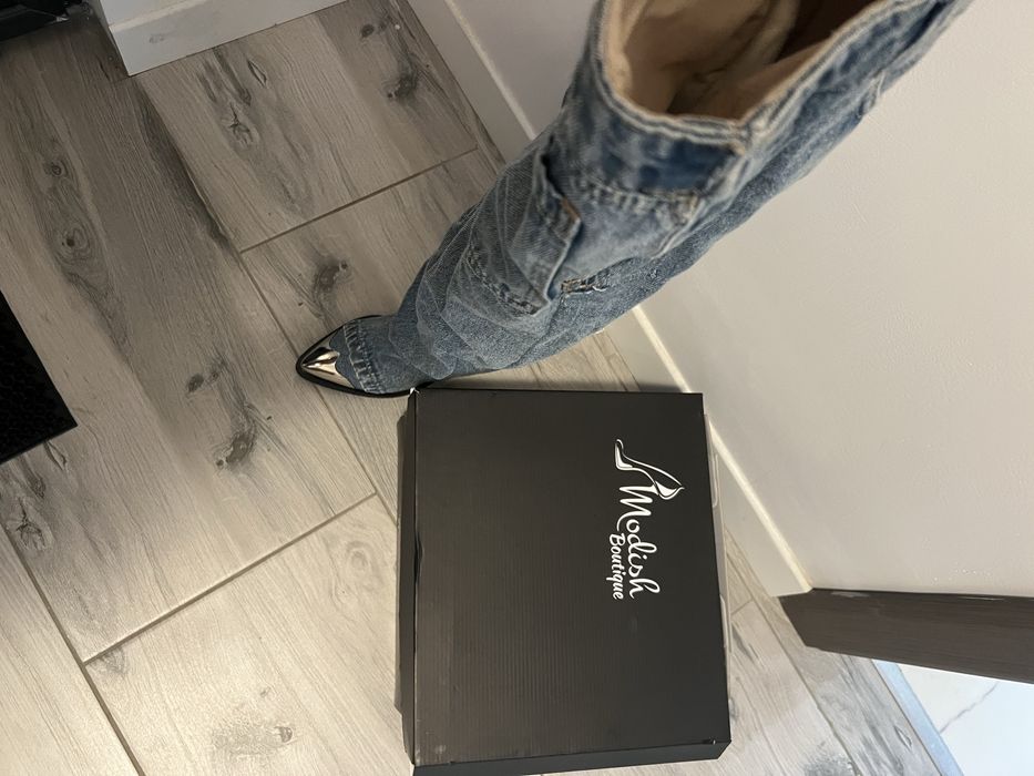Cizme dama jeans celine