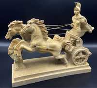 Carul Roman (Bis Luga) -Sculptură mare din marmură a împăratului roman