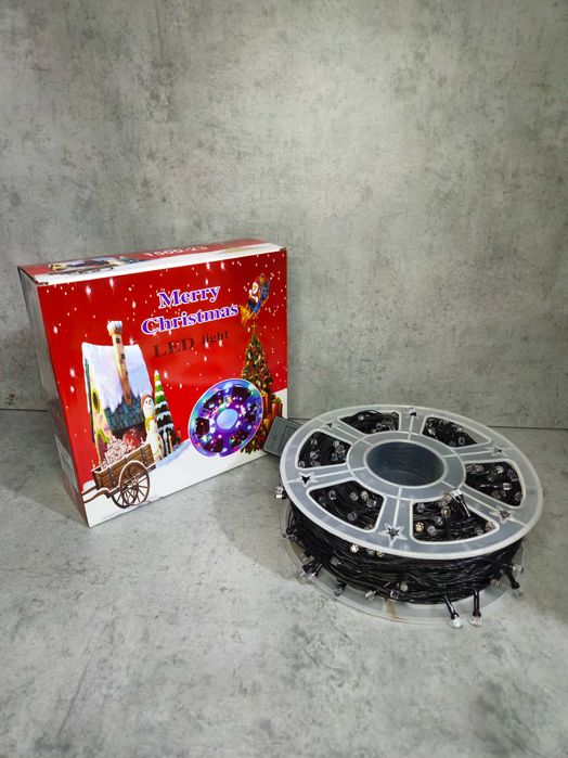 Instalație luminoasă LED pentru Crăciun, 100 m, 500 LED-uri