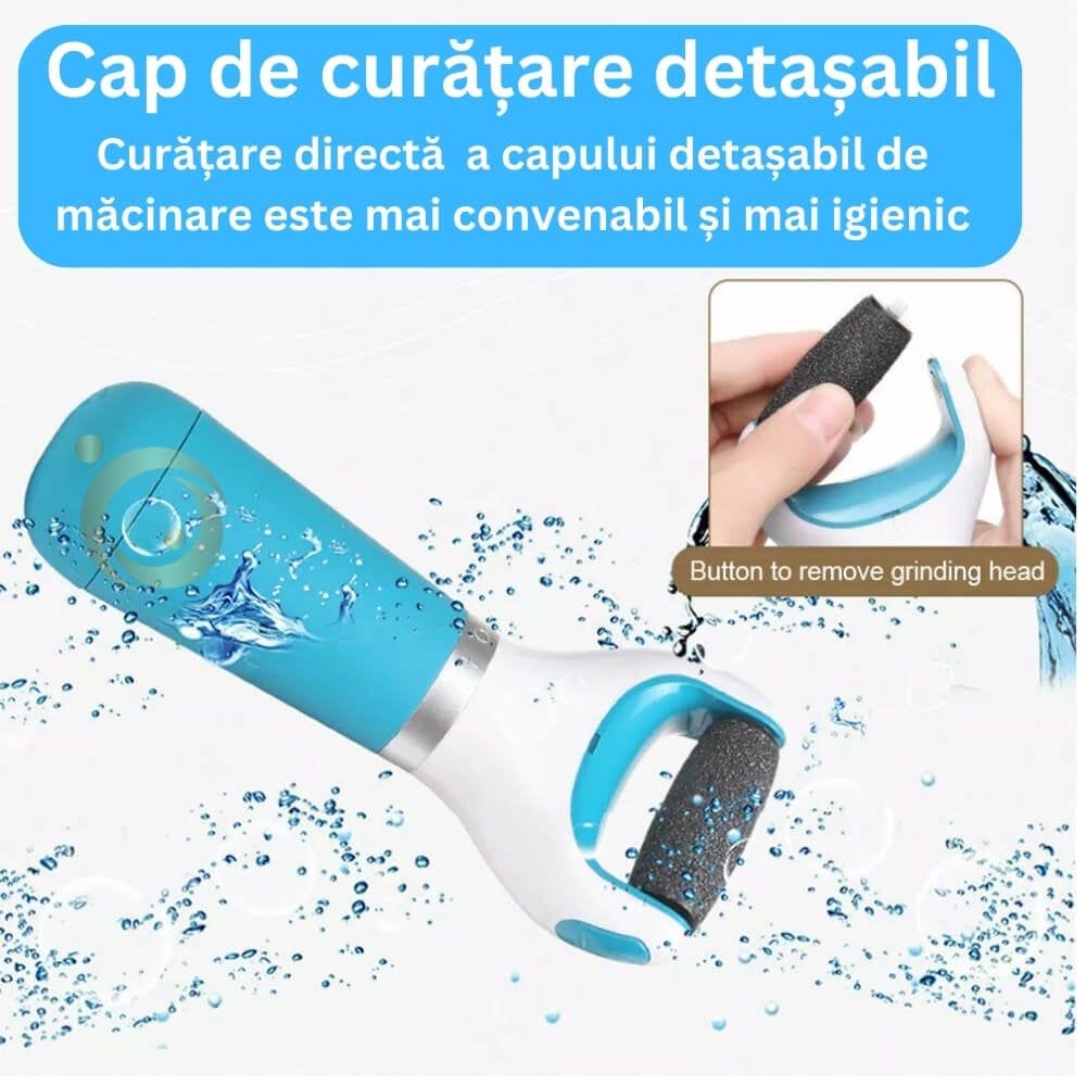 Pila Electrica Profesionala pentru curatat calcaie crapate, 2 Capete