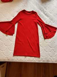 Червена рокля Bershka
