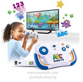 Детска безжична конзола VTech ABC Smile TV, образователен компютър