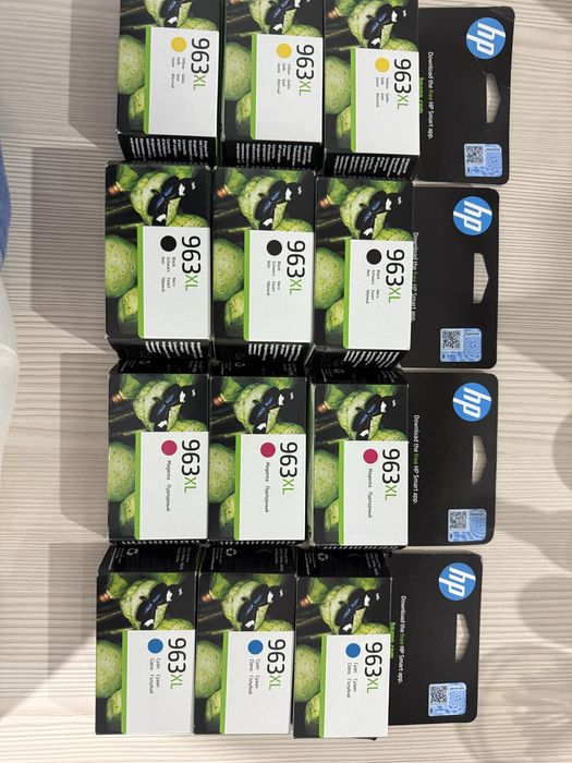 Оригинальные чернильные картриджи HP 963 XL